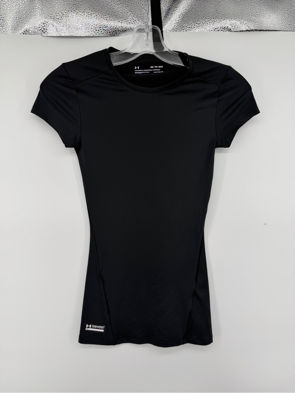 Under Armour Athleisure Gorpcore Gym SportycoreHeatGear Compression TopBlack XS